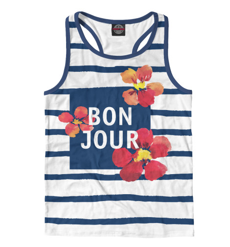 

Майки борцовки Print Bar, Белый, Bonjour