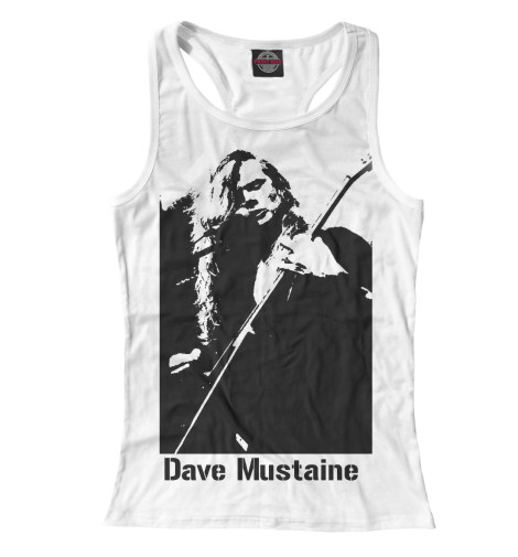 

Майки борцовки Print Bar, Белый, Dave Mustaine
