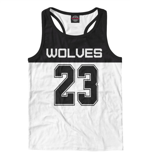 

Майки борцовки Print Bar, Белый, Wolves