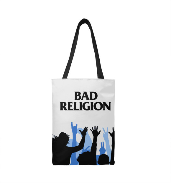 Сумка-шоппер с изображением Bad Religion цвета 