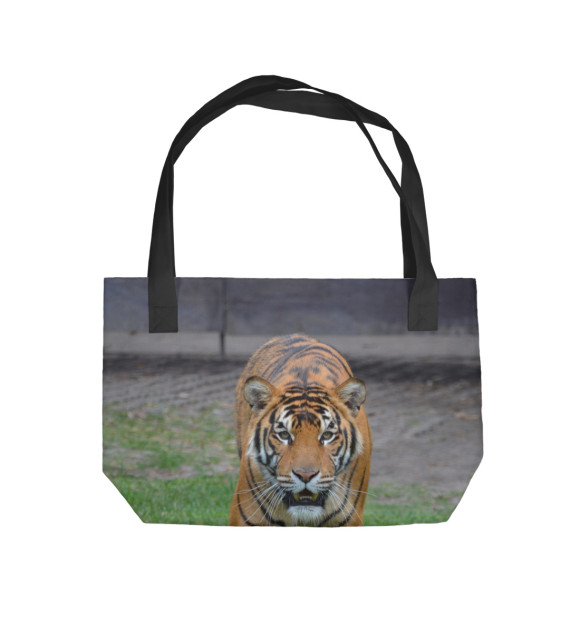 Пляжная сумка с изображением Tiger цвета 