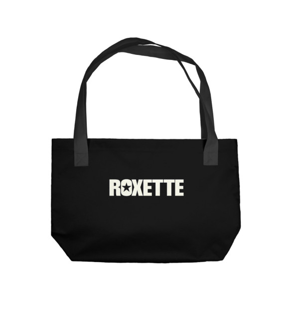 Пляжная сумка с изображением Roxette цвета 