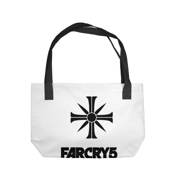 Пляжная сумка с изображением Far Cry 5 цвета 