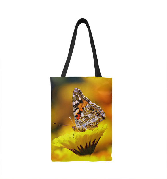 Сумка-шоппер с изображением Бабочка цвета 