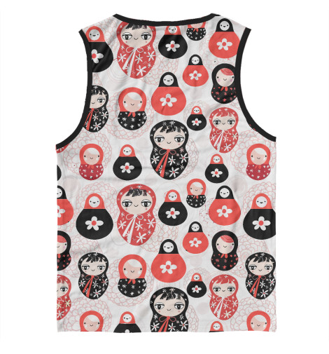 

Майки Print Bar, Белый, Матрешка