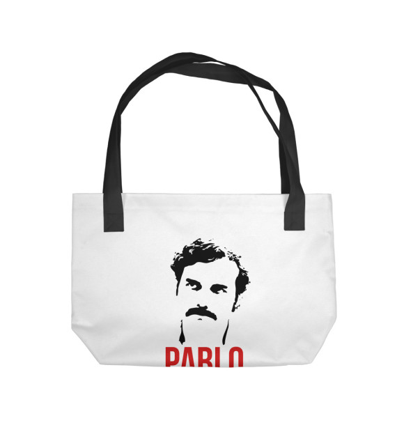Пляжная сумка с изображением Escobar цвета 