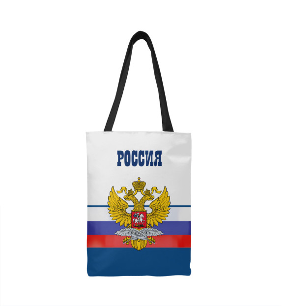 Сумка-шоппер с изображением Герб России цвета 
