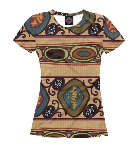 

Футболки Print Bar, Белый, Этническая африка