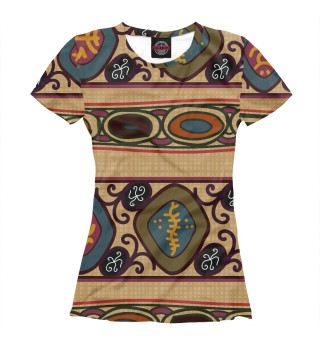 Женская футболка Этническая африка