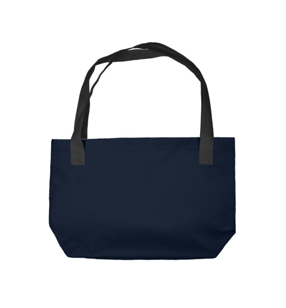 Пляжная сумка с изображением Закат на море цвета 