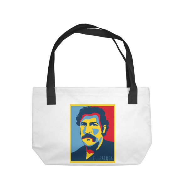 Пляжная сумка с изображением El Patron цвета 