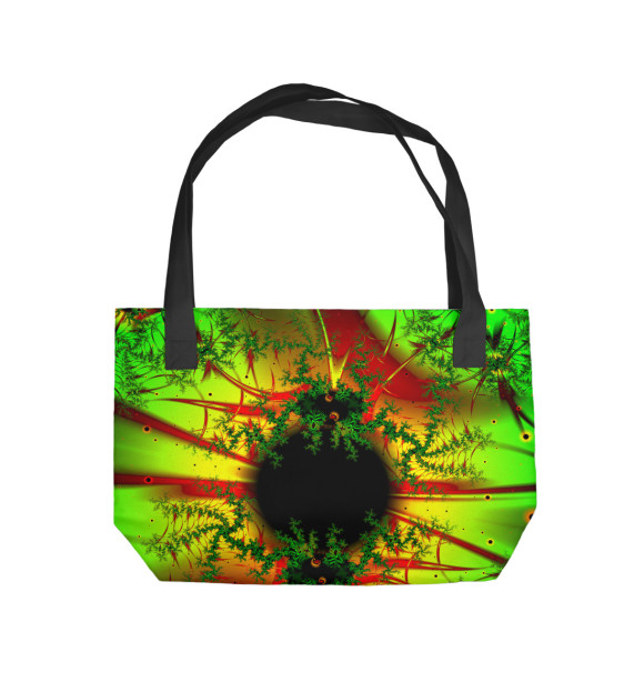 Пляжная сумка с изображением Abstraction цвета 