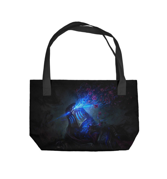 Пляжная сумка с изображением Зед цвета 