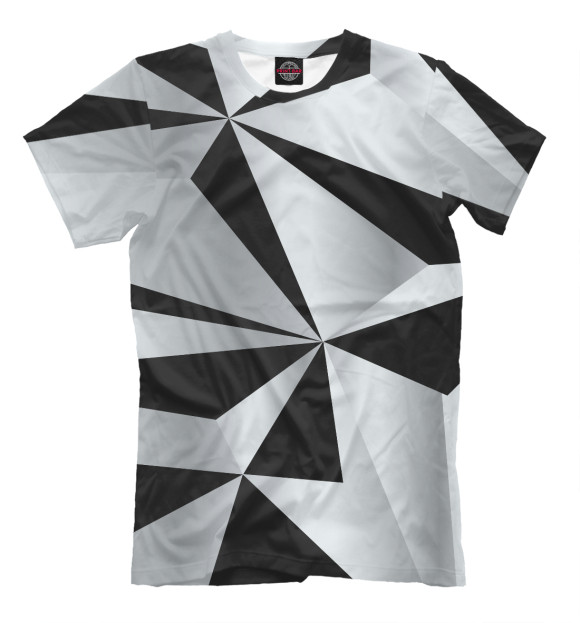 Футболка для мальчиков с изображением Silver&black цвета Белый