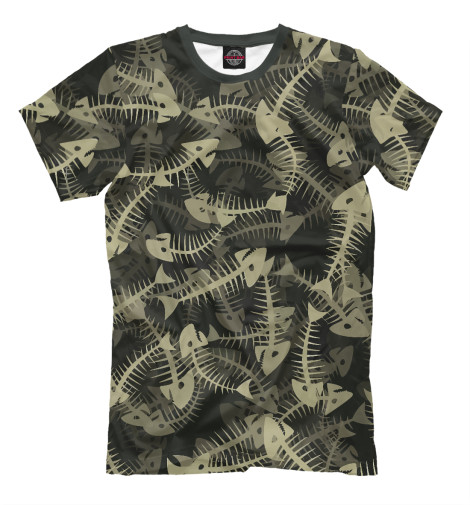 

Футболки Print Bar, Молочно-белый, Fish Bones