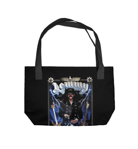 Пляжная сумка с изображением Lemmy цвета 