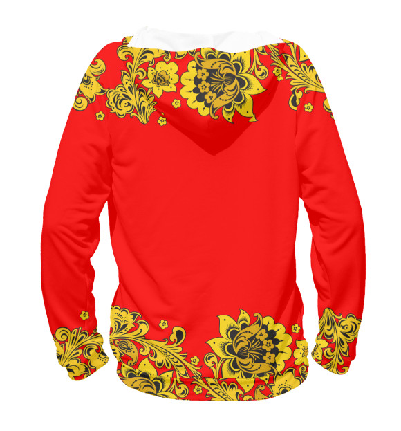 Женское худи с изображением Ольгу лучше не беси цвета Белый