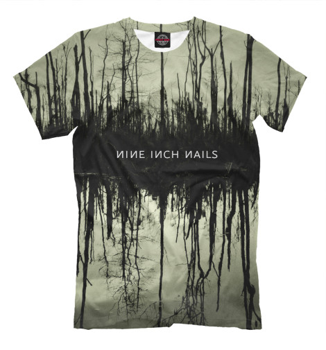 

Футболки Print Bar, Молочно-белый, Nine Inch Nails