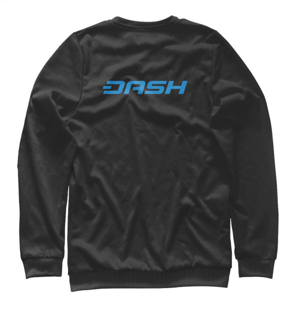 Свитшот для девочек с изображением DASH цвета Белый