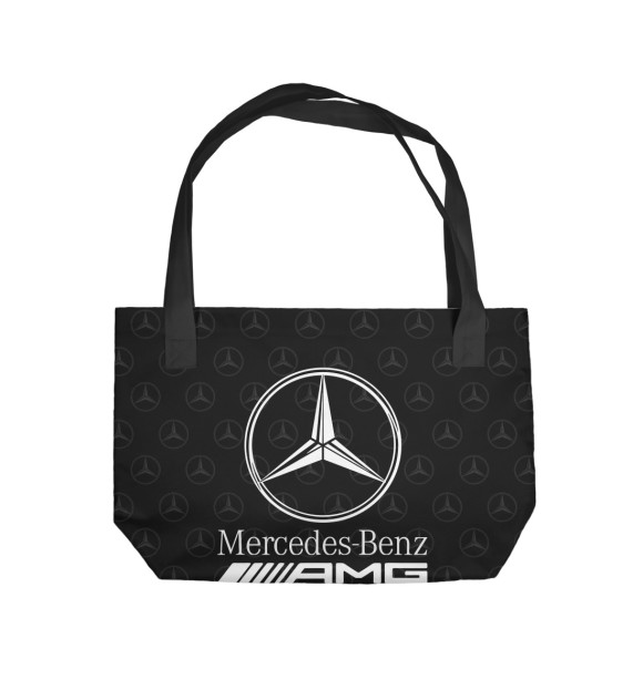 Пляжная сумка с изображением Mercedes-Benz AMG Premium цвета 