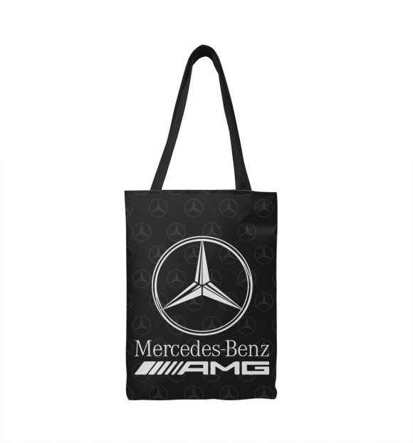 Сумка-шоппер с изображением Mercedes-Benz AMG Premium цвета 