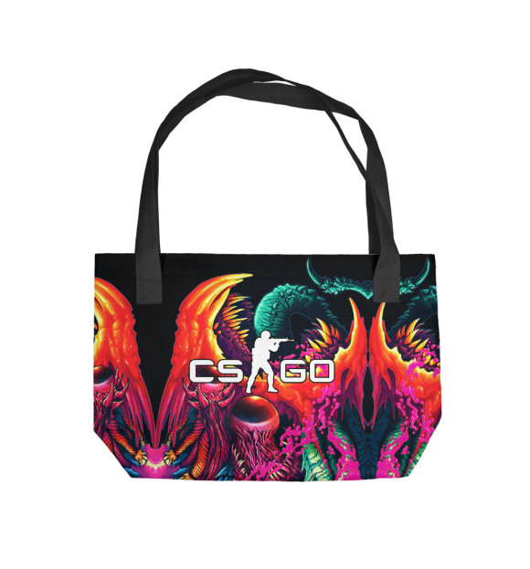Пляжная сумка с изображением Counter-Strike цвета 