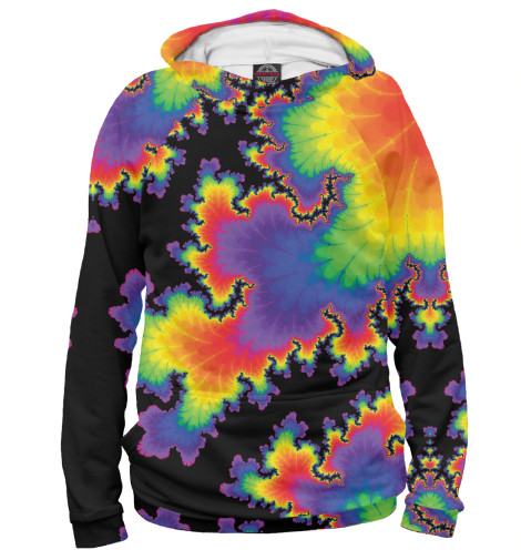 

Худи Print Bar, Белый, Acid Wave