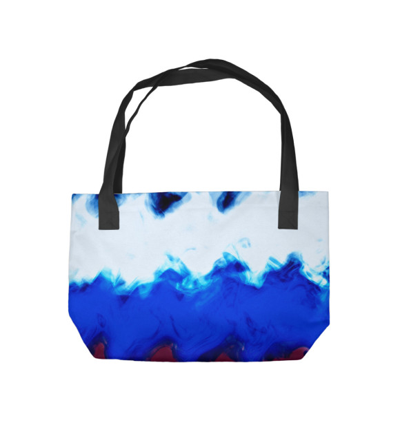 Пляжная сумка с изображением Россия цвета 