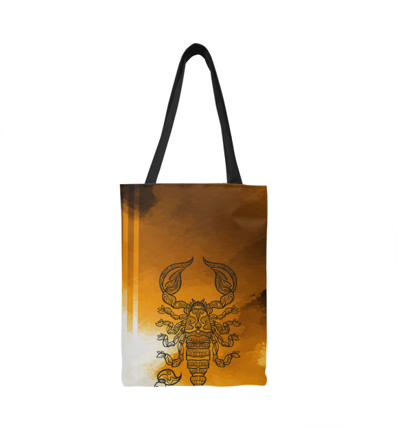 Сумка-шоппер с притом СКОРПИОН цвета  Сумка-шоппер с изображением СКОРПИОН цвета