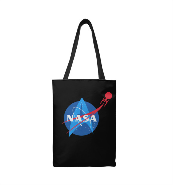 Сумка-шоппер с изображением NASA цвета 
