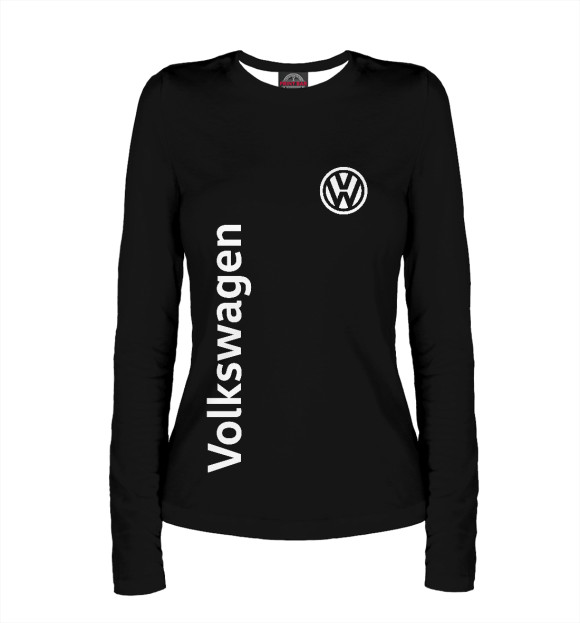 Женский лонгслив с изображением Volkswagen цвета Белый