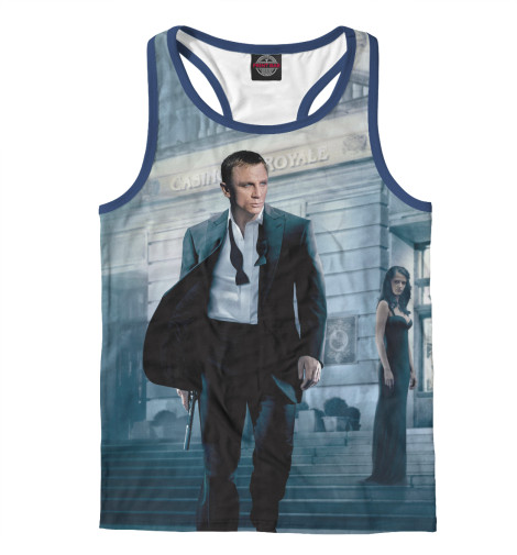 

Майки борцовки Print Bar, Белый, Джеймс Бонд