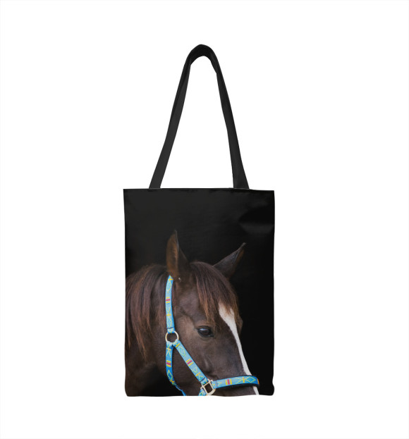 Сумка-шоппер с изображением Лошадь цвета 