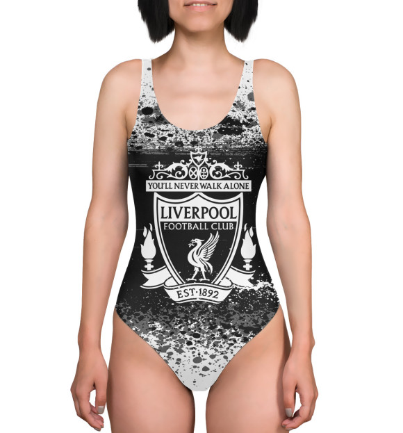 Купальник-боди с изображением Liverpool цвета 