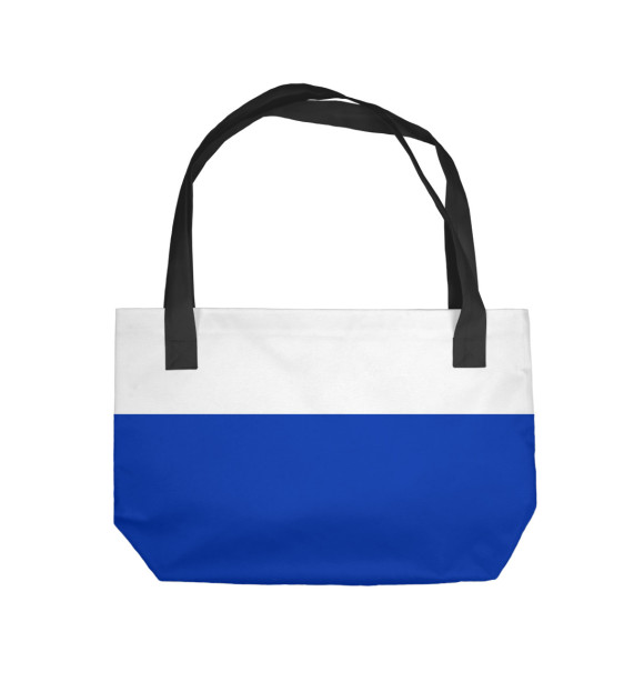 Пляжная сумка с изображением Символика России цвета 