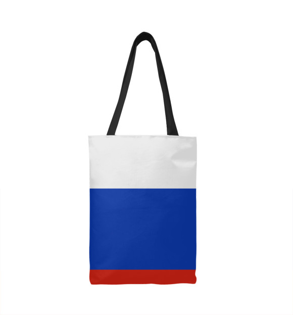 Сумка-шоппер с изображением Символика России цвета 