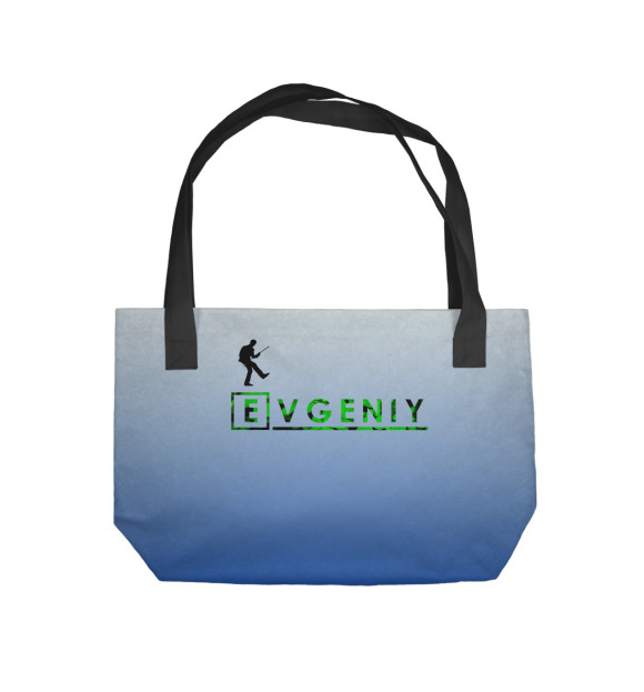 Пляжная сумка с изображением Евгений в стиле Доктор Хаус цвета 
