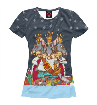 Женская футболка Мышиный король