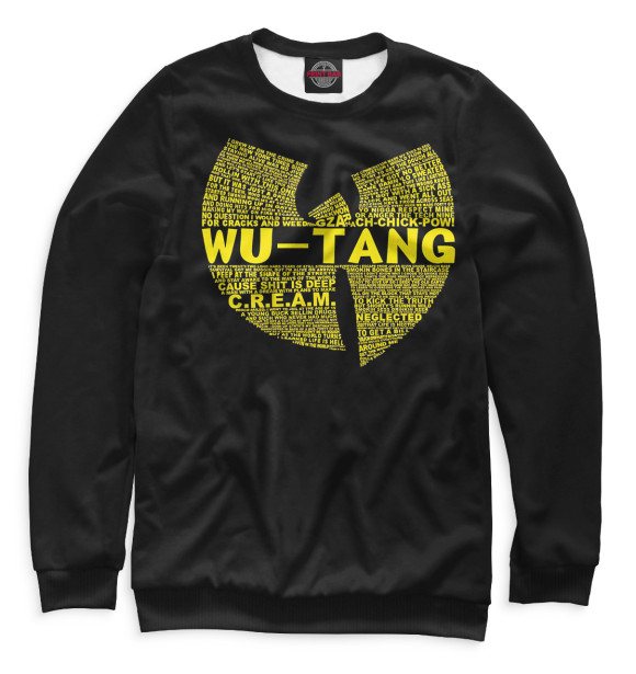 Мужской свитшот с изображением Wu-Tang Clan цвета Белый