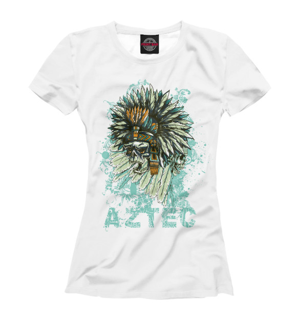 Футболка для девочек с изображением Aztec цвета Белый