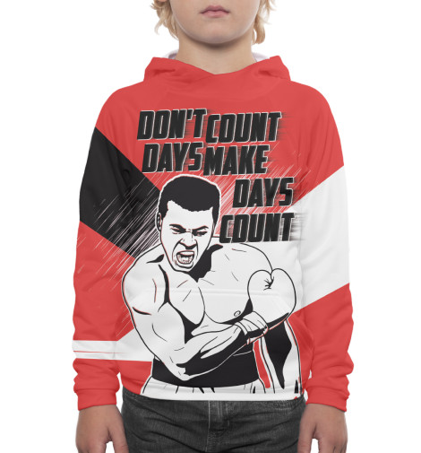 

Худи Print Bar, Белый, Мухаммед Али