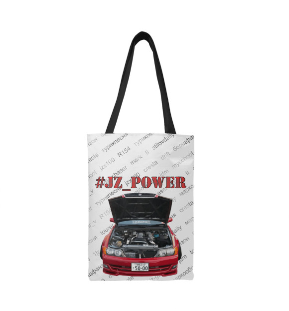 Сумка-шоппер с изображением JZ_POWER Ver.1 цвета 