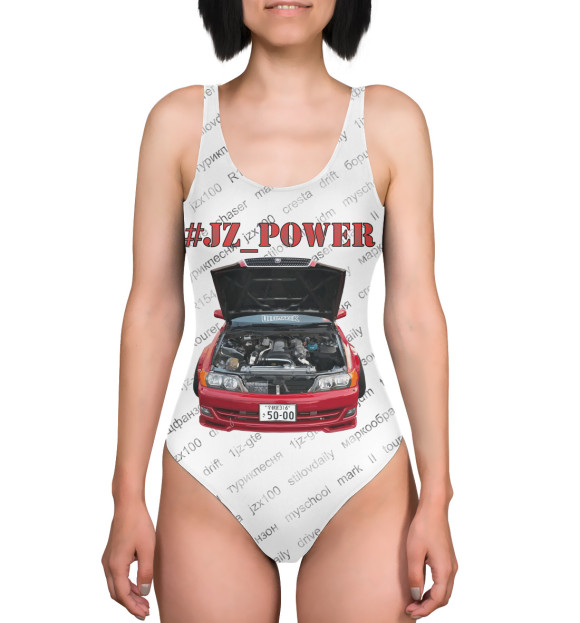 Купальник-боди с изображением JZ_POWER Ver.1 цвета 