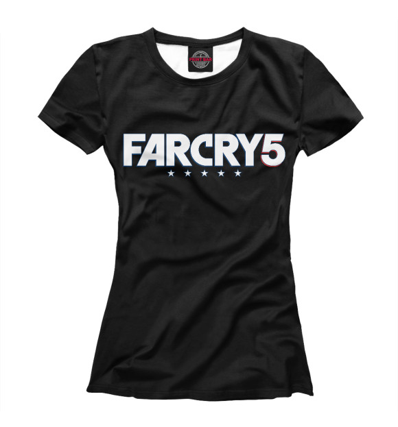 Футболка для девочек с изображением Far Cry 5 цвета Белый