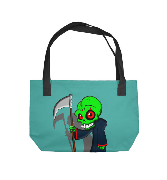 Пляжная сумка с изображением Grim Reaper цвета 