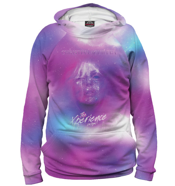 Женское худи с изображением The Experience цвета Белый