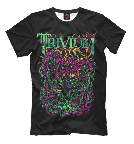

Футболки Print Bar, Черный, Trivium