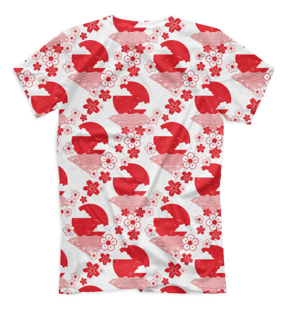 Футболка для мальчиков с изображением Япония цвета Белый