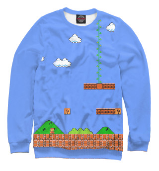 Женский свитшот Super Mario 8bit