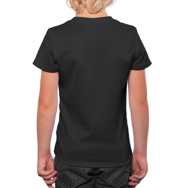 Футболка для мальчиков с изображением Кролик с пистолетом цвета Белый